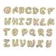 thumbnail image 2 of Parches bordados, letra A, manualidades DIY con borde dorado, parches de reparación para sombreros autoadhesivo, 2 of 8