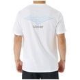 thumbnail image 3 of Vaporcool Line Up Short Sleeve T-Shirt [White/Blue], 3 of 3