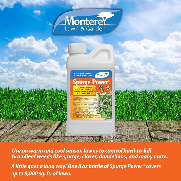 Monterey Broadleaf Herbicide Fertilizer, 8 oz with Control Spurge