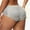 22-Gray, variant on YWDJ Womens Shaping Briefs Underwear Breathable Lightweight No Show Fashion Breathable Soft Stretch Panties Underwear With Belly Briefs Black L