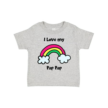 

Inktastic I Love My Pap Pap Gift Toddler Boy or Toddler Girl T-Shirt