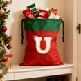 thumbnail image 3 of IPEWLEX Gift Bag Festive Christmas Drawstring Reusable 1 Pack, 3 of 5