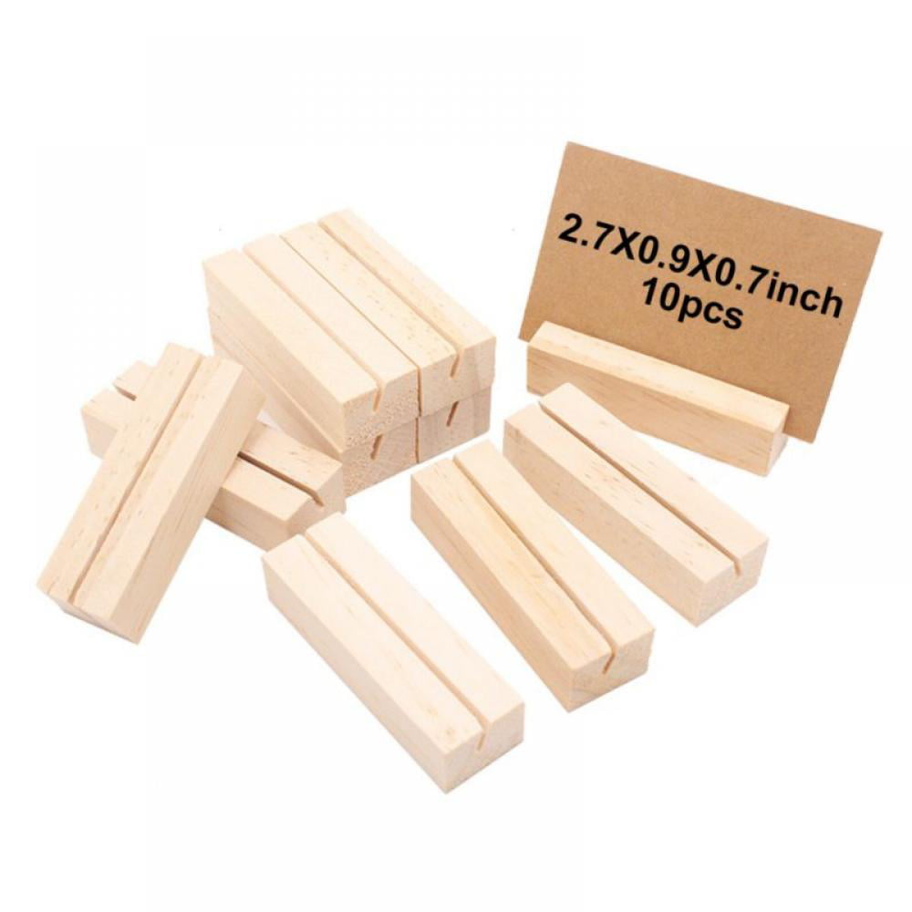 10pcs/Set Rustic Flag Wooden Table Numbers Wedding Banquet Table Decor Markers 