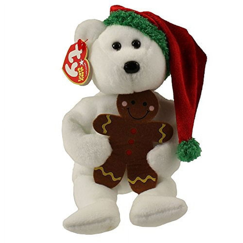 Ty Beanie Babies Clover - St. Patrick's Day White and Green Bear