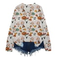 thumbnail image 2 of Halloween Sweaters for Women Fashion Graphic Print Long Sleeve Knit Pullover Tops Everyday Casual Look, 2 of 6