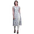 thumbnail image 1 of Bimba Sleeveless Printed Summer Kurti Straight Tunic DressesForWomen, 1 of 6