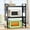 3-Tier, variant on Expandable Microwave Stand, Heavy Duty 3-Tier Adjustable Microwave Oven Rack Shelf with 8 Hooks & 2 Holders, Space-saving Kitchen Counter Shelf for kitchen organizers and storage, 200lbs Capacity