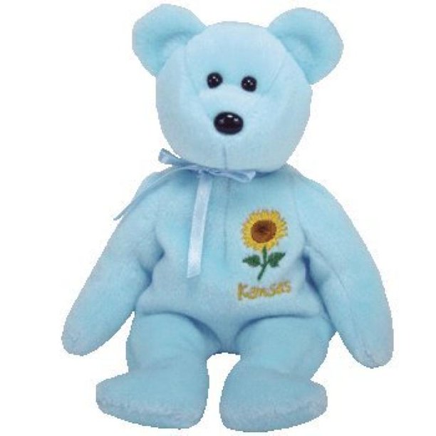 TY Beanie Baby KANSAS SUNFLOWER the Bear (Show Exclusive) Walmart