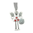 thumbnail image 1 of Hangs Metal Angel Decorative Pendant – the Connection with This Heartfelt Ornament and For Loved Ones Ideal Car Rear View Accessory, 1 of 3