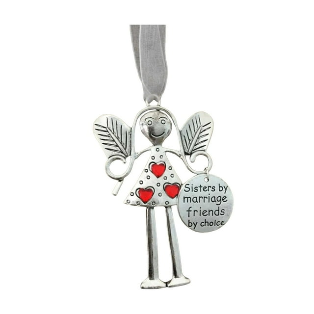 Hangs Metal Angel Decorative Pendant – the Connection with This Heartfelt Ornament and For Loved Ones Ideal Car Rear View Accessory