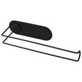 thumbnail image 1 of AMLESO Iron Wall Mounted Roll Paper Holder Dispenser Shelf Rail Under Cabinet Rustproof black, 1 of 8