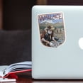 thumbnail image 5 of Die Cut Sticker Wallace, Idaho, Gold Panner, Contour Vinyl Sticker 3 to 6 inches, (Waterproof Decal for Cars, Water Bottles, Laptops, Coolers), Large, 5 of 5