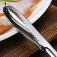 thumbnail image 2 of Stainless Steel Fish Scaler Round Handle tool Stainless Fast Cleaning Scale Scraper Remover Kitchen Gadgets Skin Peeler Tool, 2 of 8
