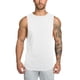 thumbnail image 1 of pstuiky Camisetas sin mangas para hombre, Blusa deportiva sin mangas con cuello redondo y estampado de letras para hombre Camisas para hombres m, 1 of 3