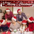 thumbnail image 3 of Large 9Ft Merry Christmas Banner Sign Santa Xmas Outdoor Indoor Decoration Home, 3 of 6
