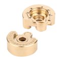 thumbnail image 2 of Fyydes RC Counterweight,1 Pair Front / Rear Brass Gear Box Cover Counterweight Balancing Weight for 1/10 TRAXXAS TRX4,RC Car Accessory, 2 of 10