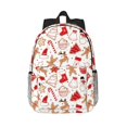 thumbnail image 1 of Disketp Gingerbread Holiday Sweets Mochila Escolar de 15 Pulgadas, Mochila Ligera para Estudiantes, Viajes y Trabajo, Cómoda y Resistente para el Uso Diario, 1 of 6