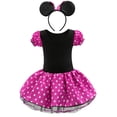 thumbnail image 3 of Adecuado para niños pequeños y medianos y niñas, vestidos de masilla con lentejuelas y lunares para niños, tocados, vestidos de baile, tutús., 3 of 5