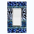 thumbnail image 1 of Metal Light Switch Plate Cover African Safari Animal Print Tribal Art Pattern SFR044, 1 of 13