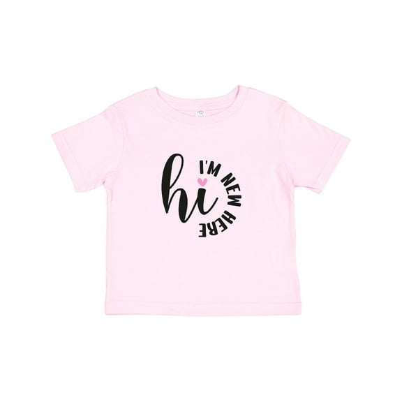 Inktastic Hi, I'm New Here Girls Baby T-Shirt