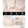 thumbnail image 3 of 4pcs 27” Women Solid Color Square Headscarf Satin Silk Head Scarf Lightweight Cozy Bandana for Sleeping, 3 of 8