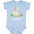 thumbnail image 3 of Inktastic I'll Never Forget That My Titi Loves Me with Cute Elephants Boys or Girls Baby Bodysuit, 3 of 5