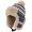Gray, variant on Women's Winter Trapper Hat Faux Fur Ear Flap Knit Beanie Pom Pom Thick Plush Lined Windproof Russian Ushanka Cap Adjustable Strap