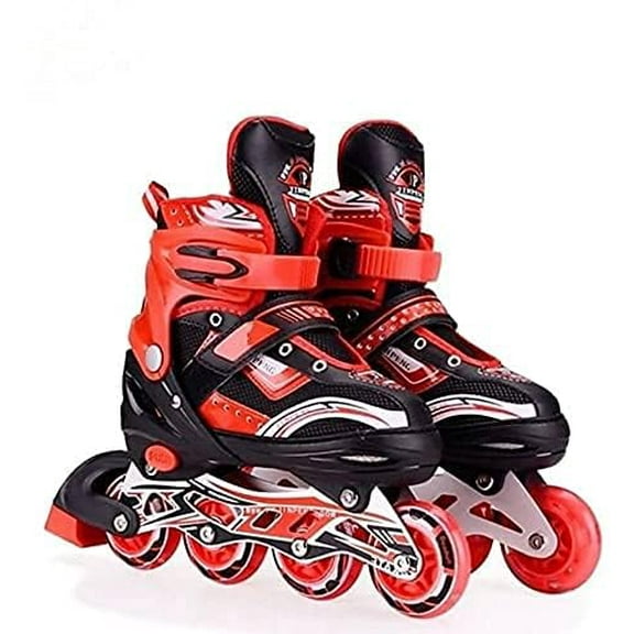 Brighterbee Inline Skating Shoes With Pu Led Wheel Safe & Durable Inline Skates, Roller Skates For Unisex & Kids | High Quality Skates Provide You A Smooth, Quiet And Confident Ride