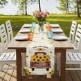 thumbnail image 4 of Table Runners 72 Inches Long Dress Scarves, Sunflower Truck Farmhouse Kitchen/Dining Table Runner, Coffee Tablerunners, Summer Botanical Elegant Pastoral Floral 16x72 Inch, 4 of 9