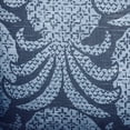 thumbnail image 3 of Plutus Pineapple Crush Blue and Black Luxury Throw Pillow 12"L x20"W, 3 of 3
