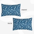 thumbnail image 2 of Daiia Octopus And Whale Bedding Waterproof Pillow Protector Zippered Queen – Bed Bug Proof Pillow Encasement-14"x20", 2 of 6
