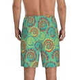thumbnail image 2 of Mens Pajama Pants - Colourful Tie Dye Sleep Shorts Mens Pajama Shorts, Comfy Pj Pants for Mens Lounge Shorts, 2 of 5