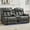 Power-Gray-Loveseat, variant on 2PCS Power Zero Gravity Reclining Sofa Set with Bass Speaker,Wireless Charger,USB/Type C Ports,LED Light,Cup Holder,Storage Console Faux Leather Electric Recliner Sofa and Loveseat,5 Seater,Black