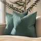 thumbnail image 1 of Chenchen Throw Pillow Covers Set of 2 Decorative Velvet Pillow Covers for Couch Sofa Bed Soft Cushion Covers Cases with Invisible Zipper for Living Room Home Decor,Emerald,16x16 inch, 1 of 1