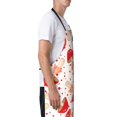 thumbnail image 6 of Zufioo Cute Mushroom Print Adult Waterproof Apron, Cooking Apron, Flower Arranging and Painting Apron-Adjustable Straps, with Pockets, Kitchen Supplies-One Size, 6 of 8