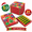 B 24Days, variant on 5PCS Advent Calendar Boxes, DIY Fillable Christmas Countdown Calendar Gift Boxes,12 Days Cardboard Number Box for Xmas Holiday Decorations,6.7x5.1in
