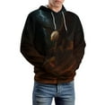 thumbnail image 3 of LAOLIUSN Men's American Flag Bald Eagle Graphic Hoodie, 3D Patriotic Theme Sweatshirt, All-Over Print Pullover, S-4XL, 3 of 7