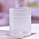 thumbnail image 3 of Juego de 2 vasos para beber de cristal vintage, vasos de vidrio con forma de tachuela de 12 oz, vaso de agua transparente con relieve, para cerveza, cócteles y whisky, 3 of 5