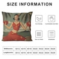 thumbnail image 5 of FUMJ  Hawaiian Hula Girl Throw Pillow Cover Hawaii Dance On Beach Aloha Cartoon Sexy Tropical Palm Ocean Nature Pillow Case   Men Women Boy Girl Room Cushion Cover for Home Couch, 5 of 5