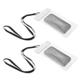thumbnail image 1 of Ofertas Únicas 2 Pcs Bolsa Inflable Móvil Impermeable Blanca Funda Impermeable Universal Compatible con Teléfono 4.92"x9.65", 1 of 6
