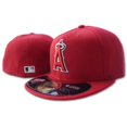 thumbnail image 3 of MLB Gorra Completa De Ala Plana De Béisbol Tamaño Ángeles Cerrado Número Hip-hop, 3 of 4