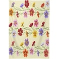 thumbnail image 2 of Coolnut Multicolored Flowers Tablecloth 60" x 108" Rectangle Table Cloth Stain-Resistant Dining Table Cover for Home Dinner Party House Decor, 2 of 7