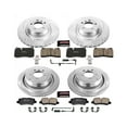 thumbnail image 3 of PowerStop Front and Rear Z23 Evolution Sport Carbon-Fiber Ceramic Brake Pad and Drilled & Slotted Rotor Kit Fits: LAND ROVER Select Models K5744, 3 of 10