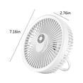 thumbnail image 3 of Xihbxyly Ventilador Usb Portátil, Ventilador de Escritorio Compacto con Control Remoto, Velocidad Ajustable, Funcionamiento Silencioso, Ideal para Oficina, Dormitorio, Viajes, Camping, Carga Usb, Tam, 3 of 7