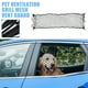 thumbnail image 2 of 35.43"x11.81" Coche Mascota Puerta Malla Barrera Red con Ganchos Negro, 2 of 7