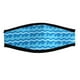 thumbnail image 2 of Correa impermeable para máscara de buceo, banda para el cabello para buceo, snorkel y natación. Ola azul, 2 of 8