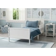 thumbnail image 3 of Delta Children Epic Wood Toddler Bed with Attached Guardrails, Bianca White, 3 of 5