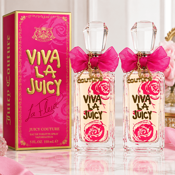 Viva La Juicy La Fleur by Juicy Couture EDT Spray 5 Oz for Women (2 Pack)