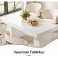 thumbnail image 6 of Tribesigns 55“ Dining Table for 4-6, Rectangular Wooden Dining Room Table, Kitchen Dinner Table, White, 6 of 7