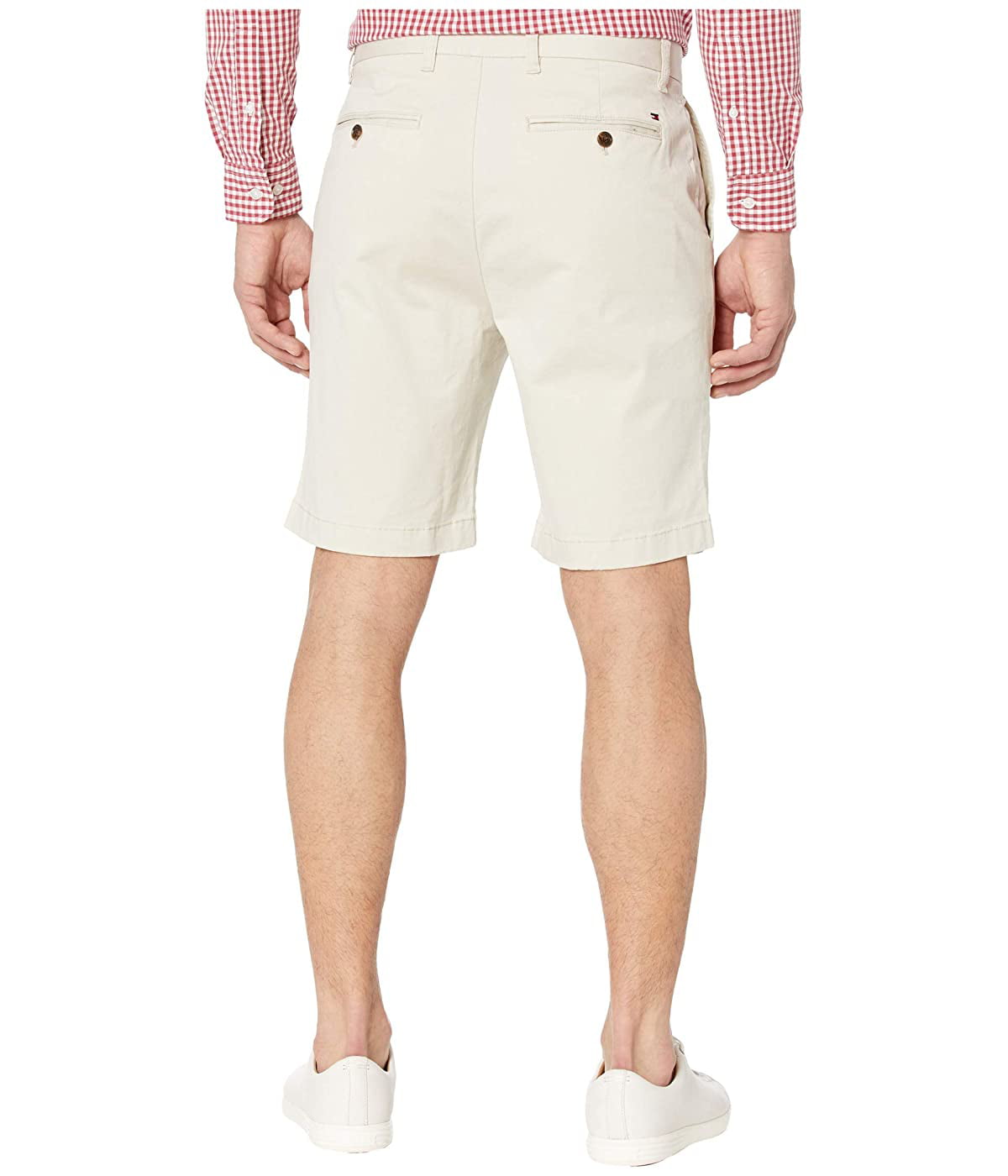 Tommy Hilfiger Mens Flat Front Chino Shorts New Without Tags 